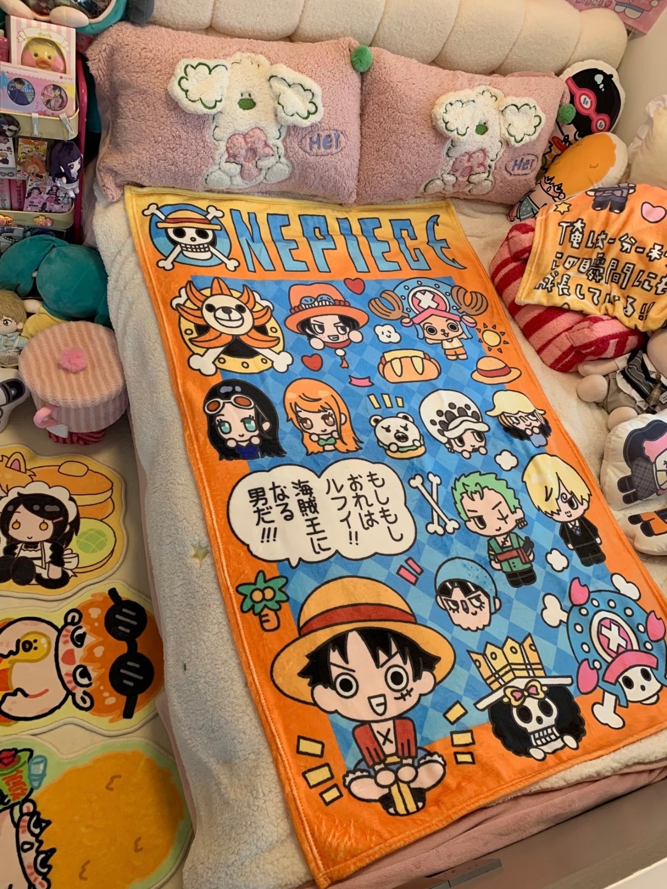 One Piece Blanket: Luffy Air-Conditioned Blanket, Casual Blanket, Anime Gift