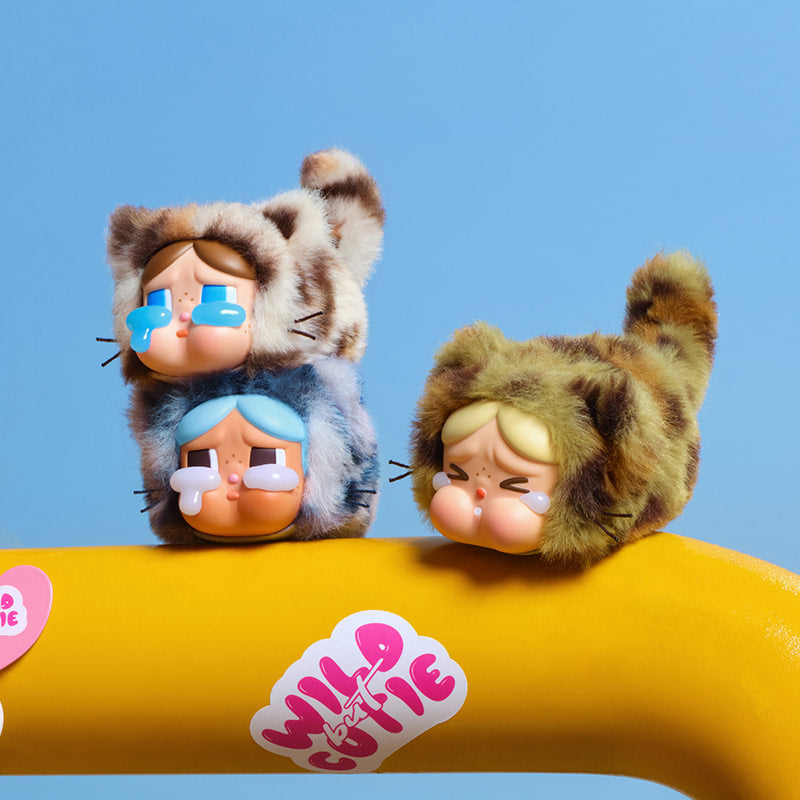 CRYBABY Leopard &Cat Series – Vinyl Plush Keychain Blind Box