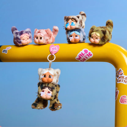 CRYBABY Leopard &Cat Series – Vinyl Plush Keychain Blind Box