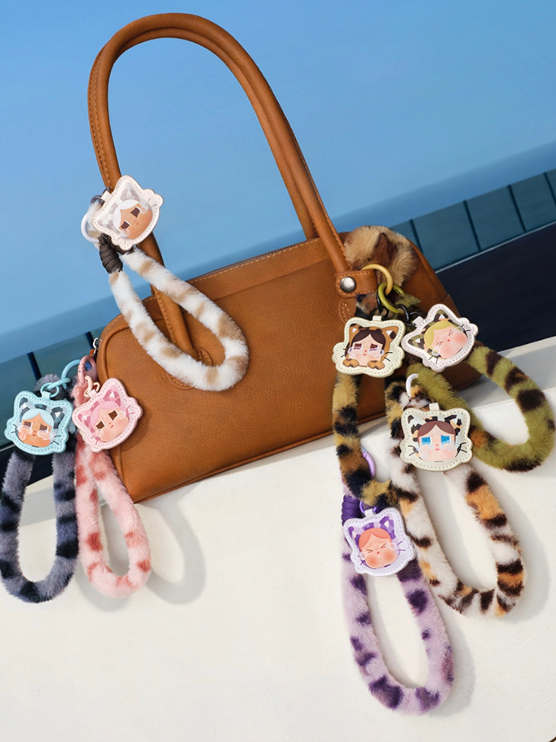 CRYBABY Leopard & Cat Series-Mobile phone lanyard blind box