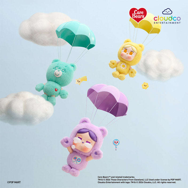 CRYBABY × Care Bears Series Vinyl Plush Keychain Blind Box