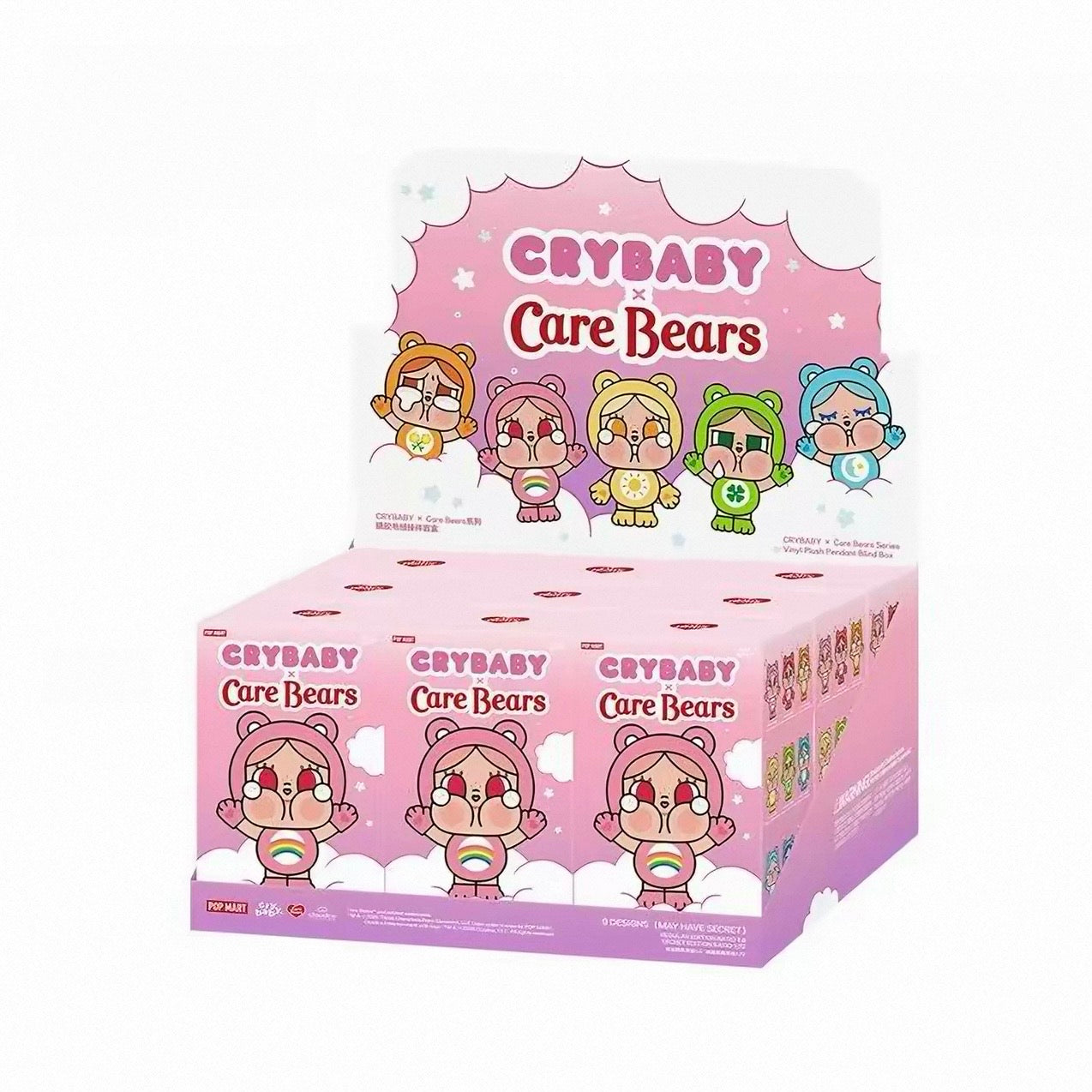 CRYBABY × Care Bears Series Vinyl Plush Keychain Blind Box