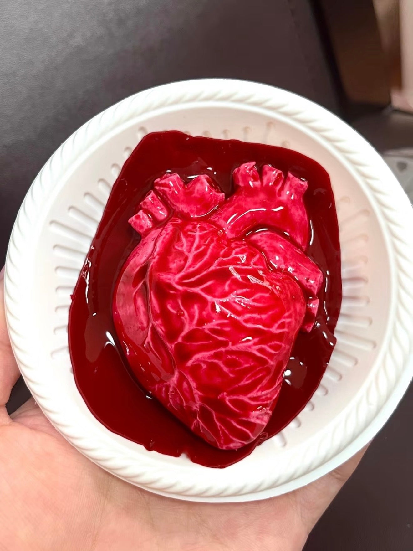 Realistic Heart-Shaped Stress Relief Squeeze Toy