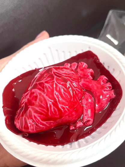 Realistic Heart-Shaped Stress Relief Squeeze Toy