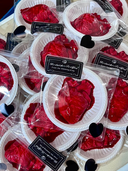 Realistic Heart-Shaped Stress Relief Squeeze Toy