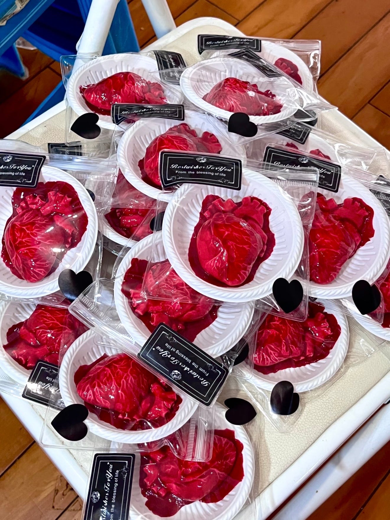 Realistic Heart-Shaped Stress Relief Squeeze Toy