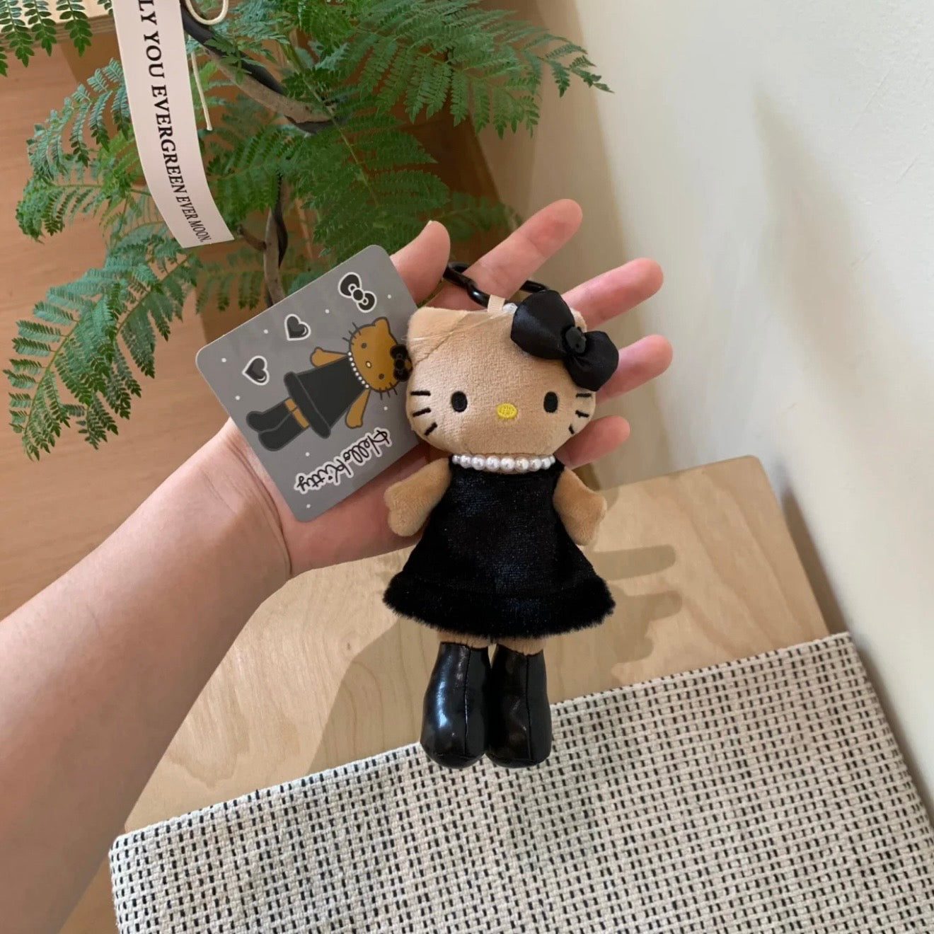 Hello Kitty plush keychain