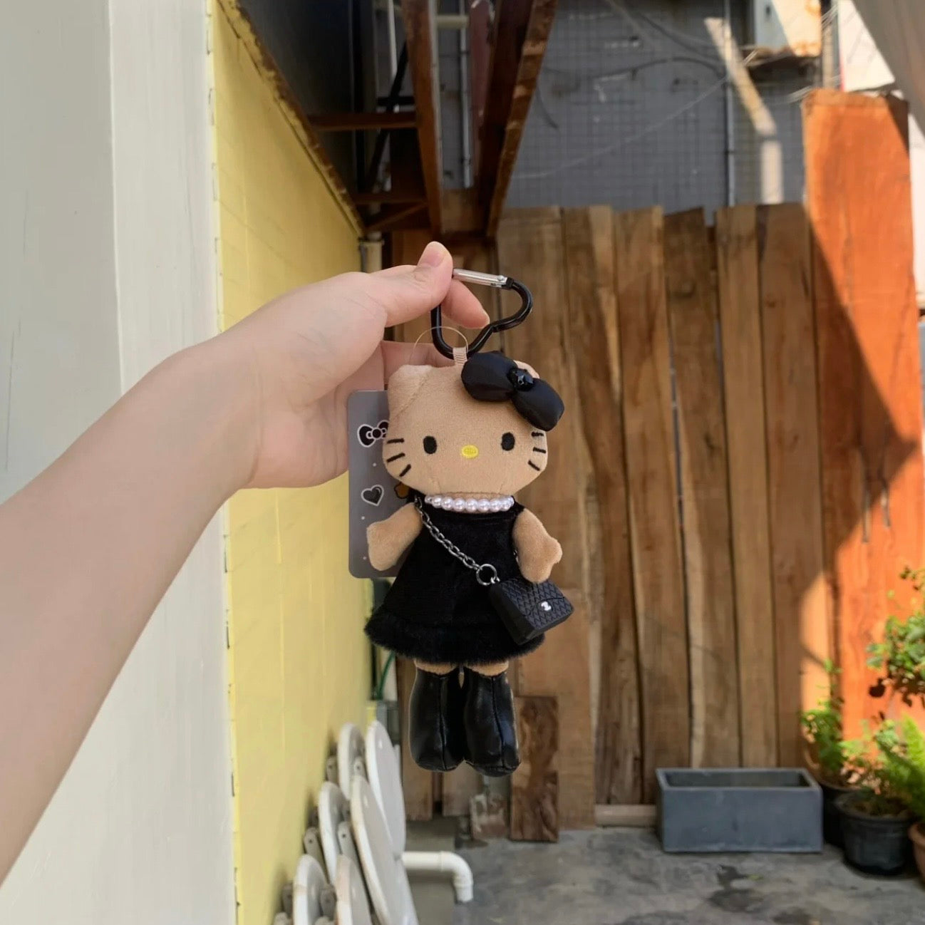 Hello Kitty plush keychain