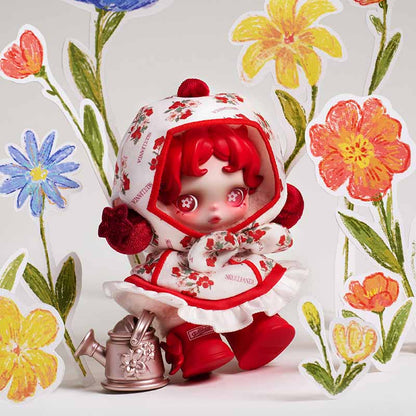 SKULLPANDA "Blooming in the Flowers" Plush Keychain