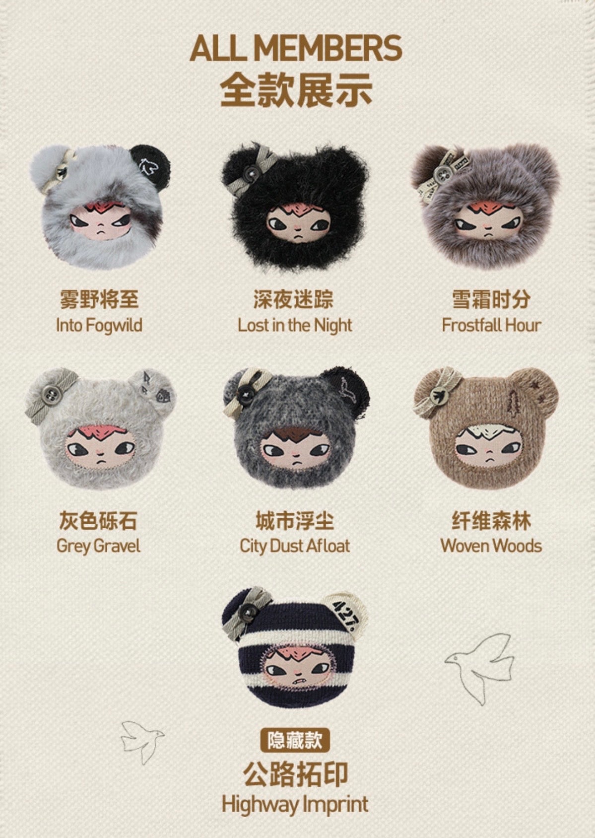 Hirono Road Journal Series - Refrigerator Magnet Blind Box