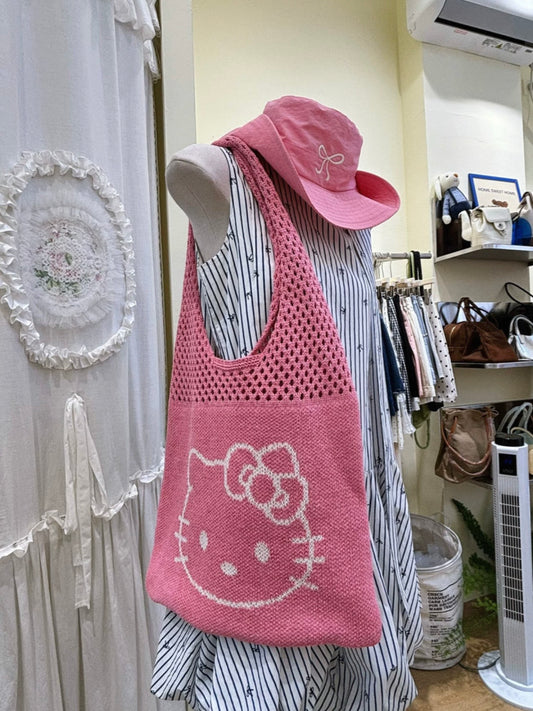 Hello Kitty Exclusive Crochet Beach Tote