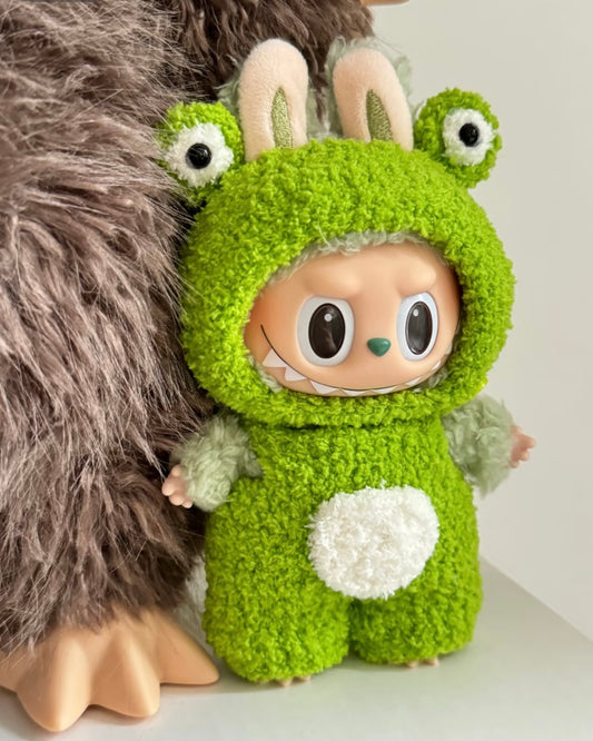 Labubu Happy Frog Outfit