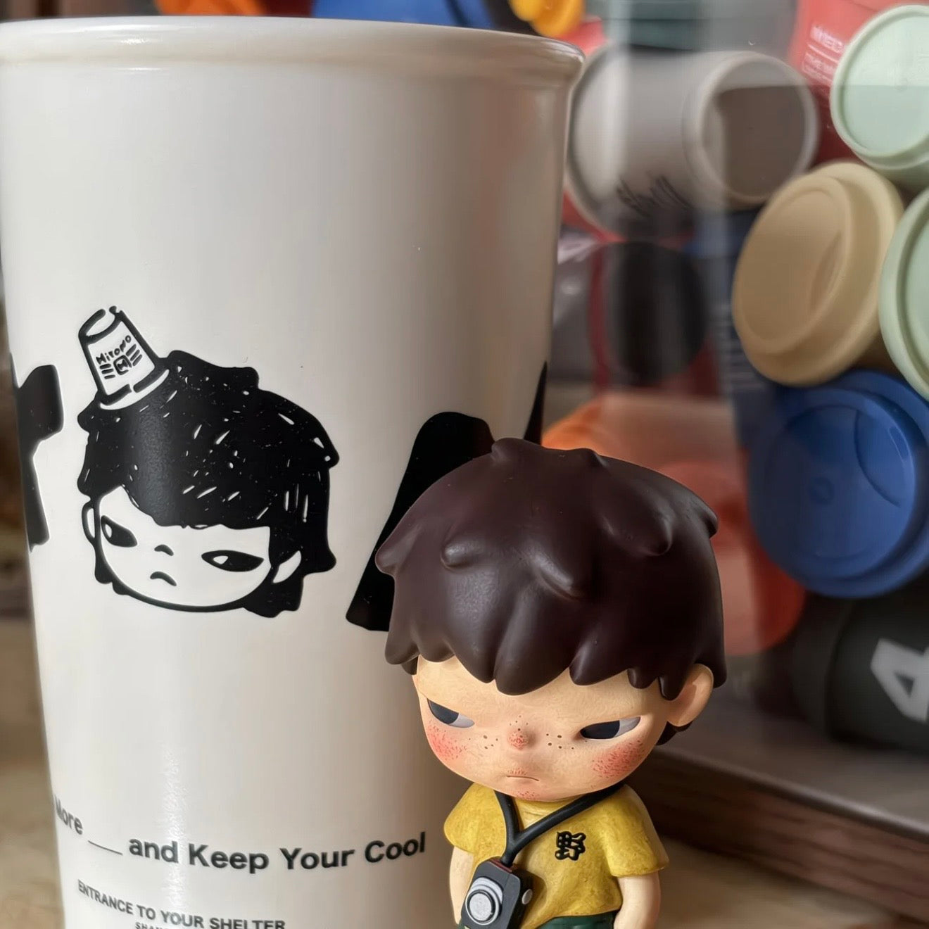 Hirono Convenience Store Roaming Series - Paper Cup Ceramic Mug (White)