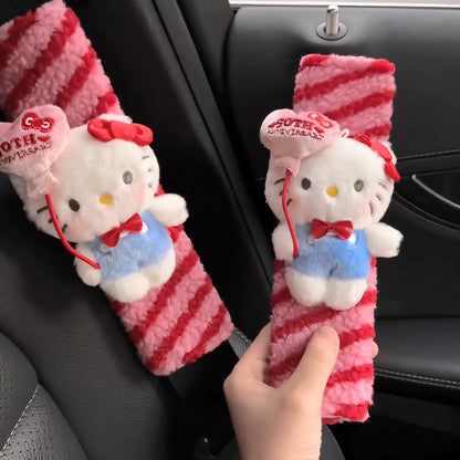 Hello Kitty 50th Anniversary Car Seatbelt Protectors