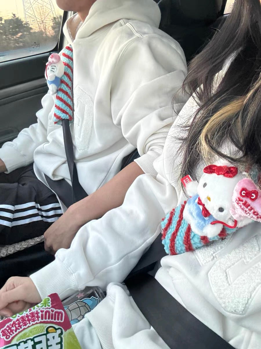 Hello Kitty 50th Anniversary Car Seatbelt Protectors