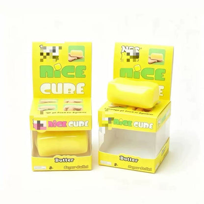 Needoh-Style TPR Squishy Cheese String – Slow Rise Fidget Toy, Super Soft Stretchy Stress Reliever, ASMR Sensory Play for Kids & Adults (Rosie’s Viral Pick)