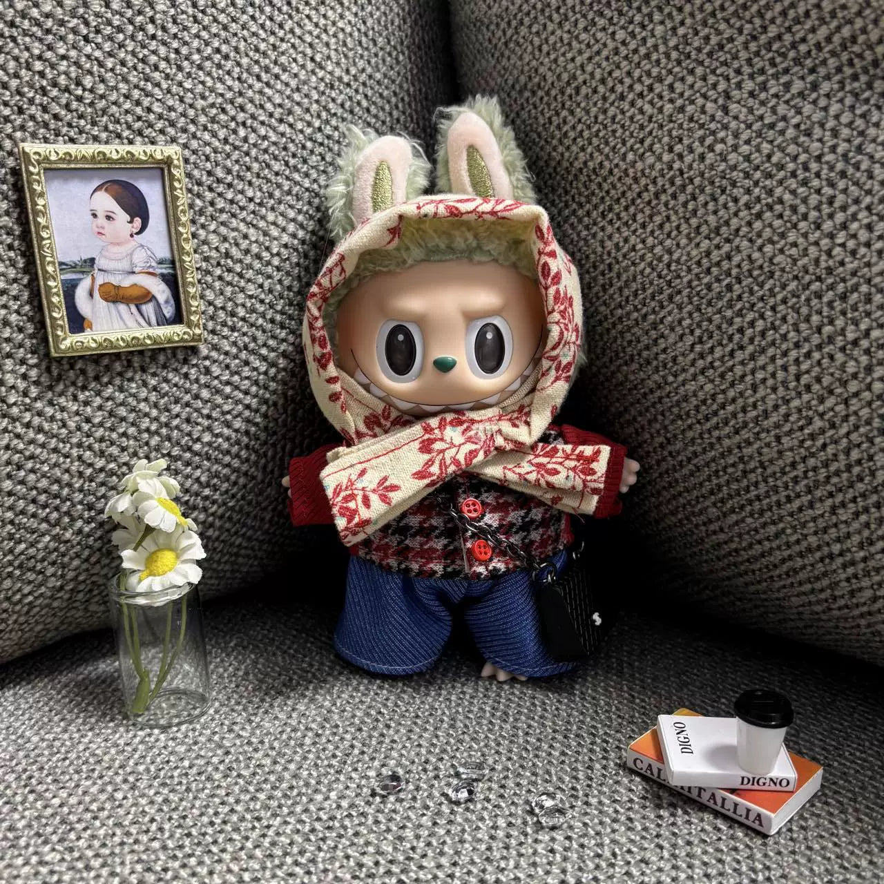 Labubu Chanel-Style Doll Outfit Set