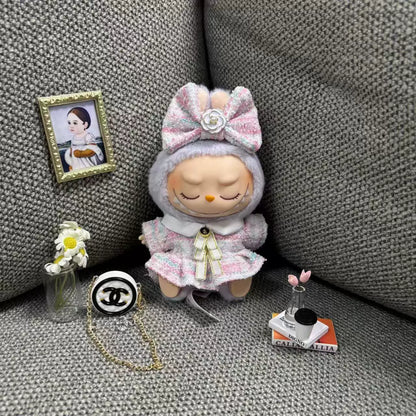 Labubu Chanel-Style Doll Outfit Set
