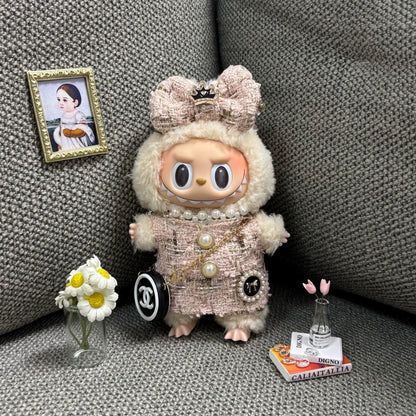 Labubu Chanel-Style Doll Outfit Set