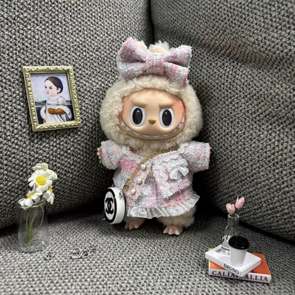 Labubu Chanel-Style Doll Outfit Set