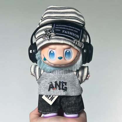 Labubu Doll Outfit | Grey Set