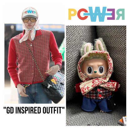 Labubu Chanel-Style Doll Outfit Set