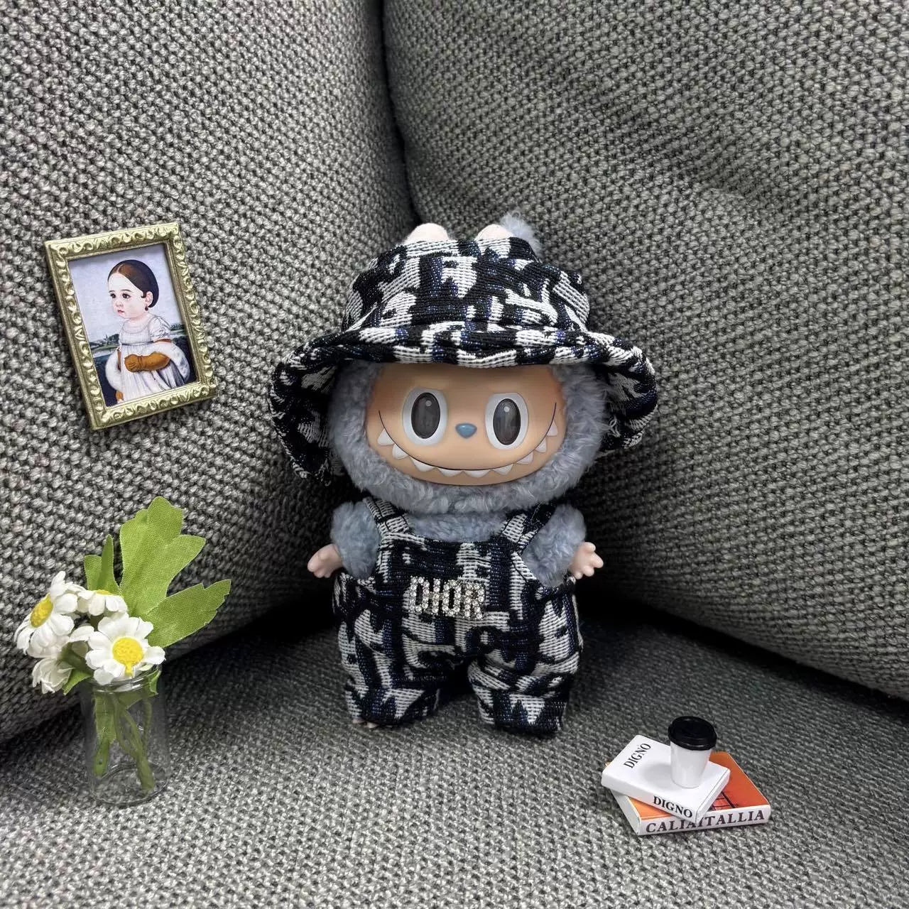 Labubu Chanel-Style Doll Outfit Set