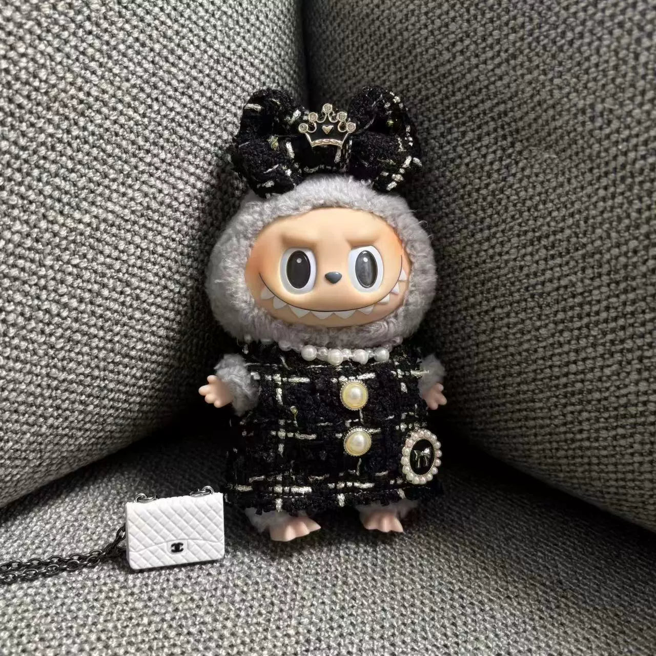 Labubu Chanel-Style Doll Outfit Set