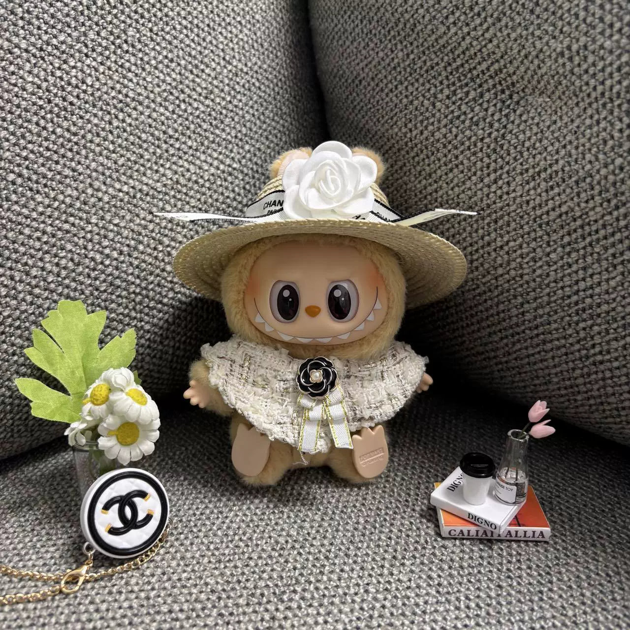 Labubu Chanel-Style Doll Outfit Set