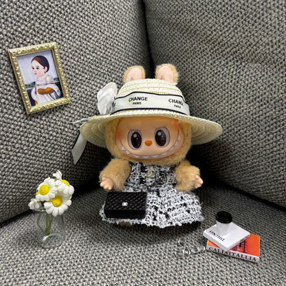 Labubu Chanel-Style Doll Outfit Set