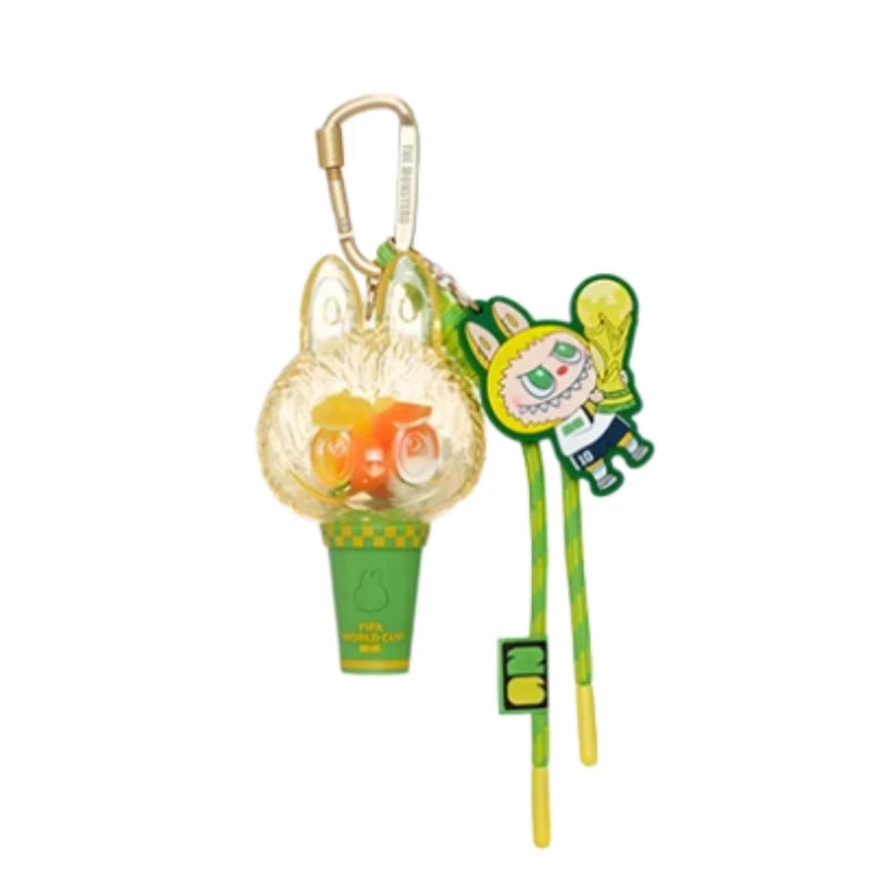 Labubu FIFA Mini Pendant Light Blind Box by POPMART | Portable Keychain Collectible Mystery Toy Gift