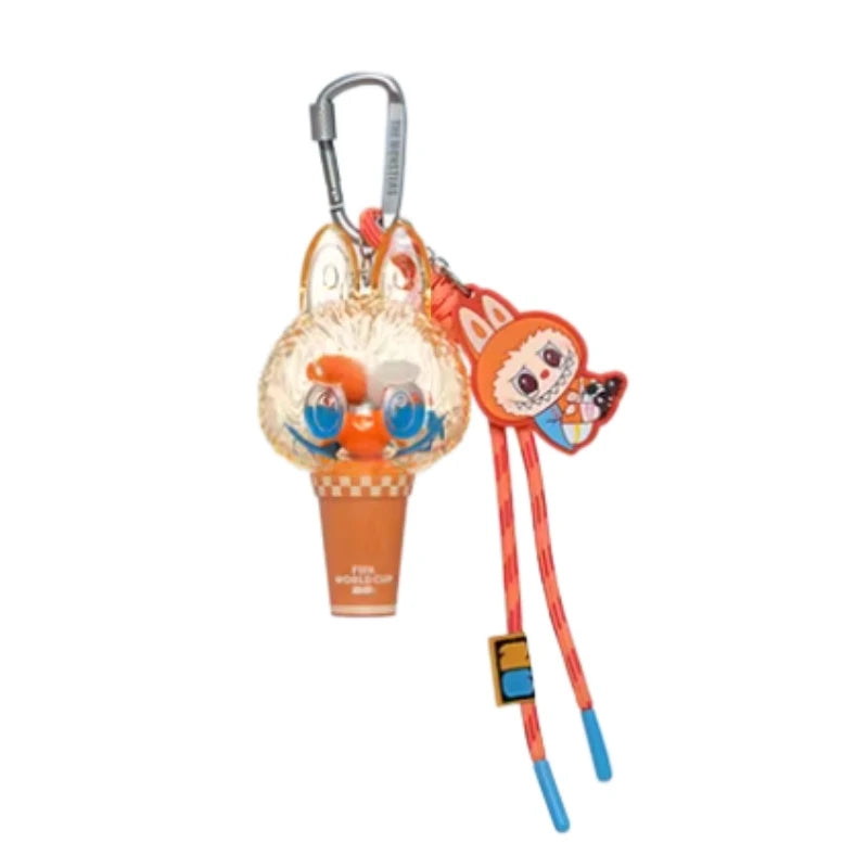 Labubu FIFA Mini Pendant Light Blind Box by POPMART | Portable Keychain Collectible Mystery Toy Gift