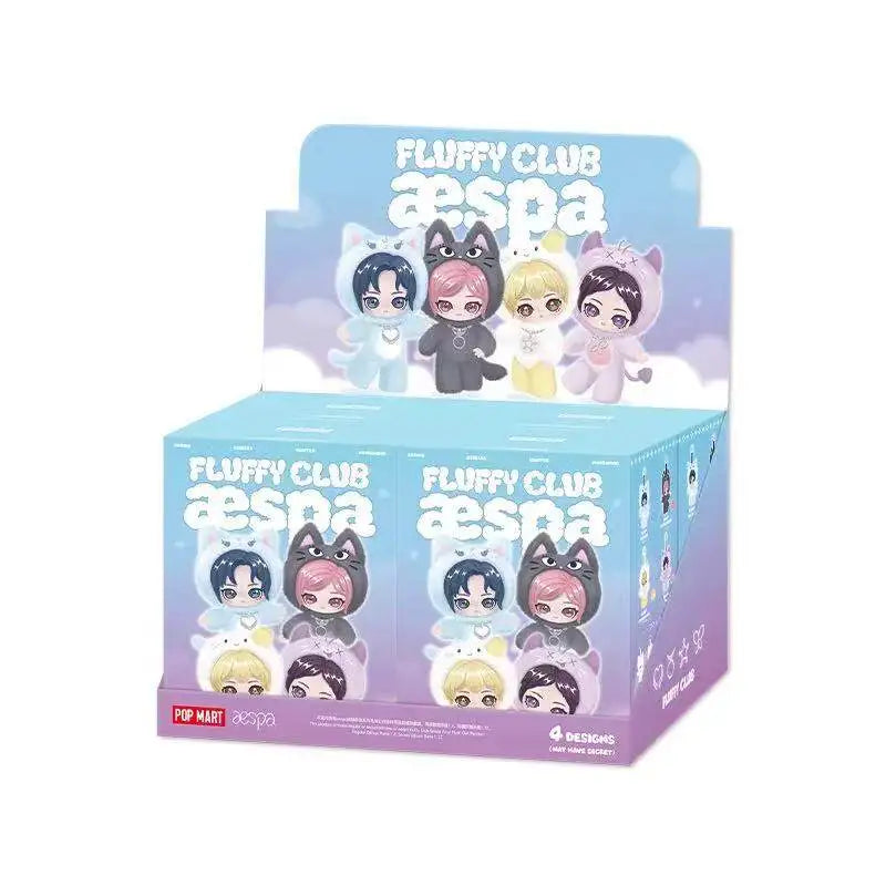 Pop Mart Aespa Fluffy Friends Series Plush Doll Pendant Blind Box