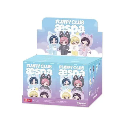Pop Mart Aespa Fluffy Friends Series Plush Doll Pendant Blind Box