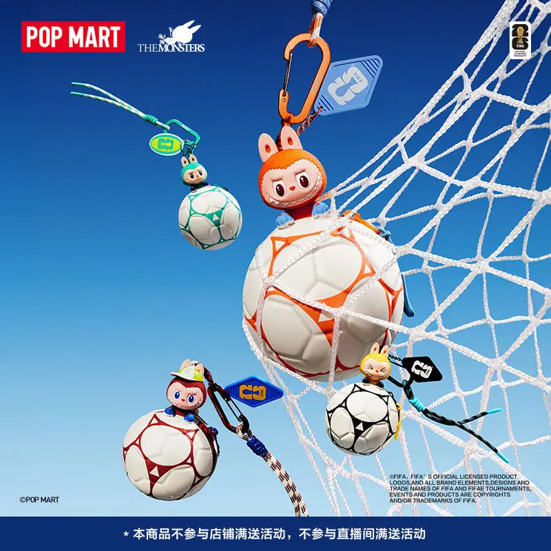 NEW Pop Mart Labubu The Monsters x FIFA Series Football Mini Bag Blind Box | Collectible Pendant Toy for Soccer Fans
