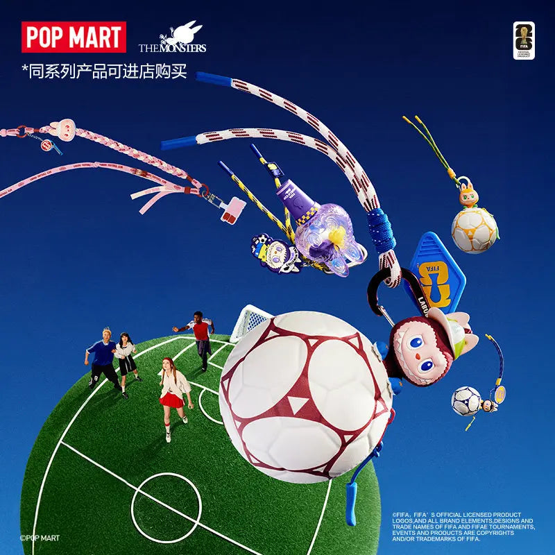 NEW Pop Mart Labubu The Monsters x FIFA Series Football Mini Bag Blind Box | Collectible Pendant Toy for Soccer Fans