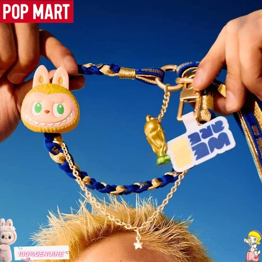 POPMART The Monsters × FIFA Series Long Lanyard Blind Box | Official Labubu Pendant 2026 World Cup Collectible Accessory & Fan Gift