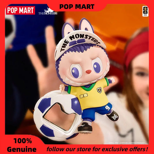The Monsters x FIFA Labubu Bottle Opener Fridge Magnet Blind Box | Cute Home Decor Gift