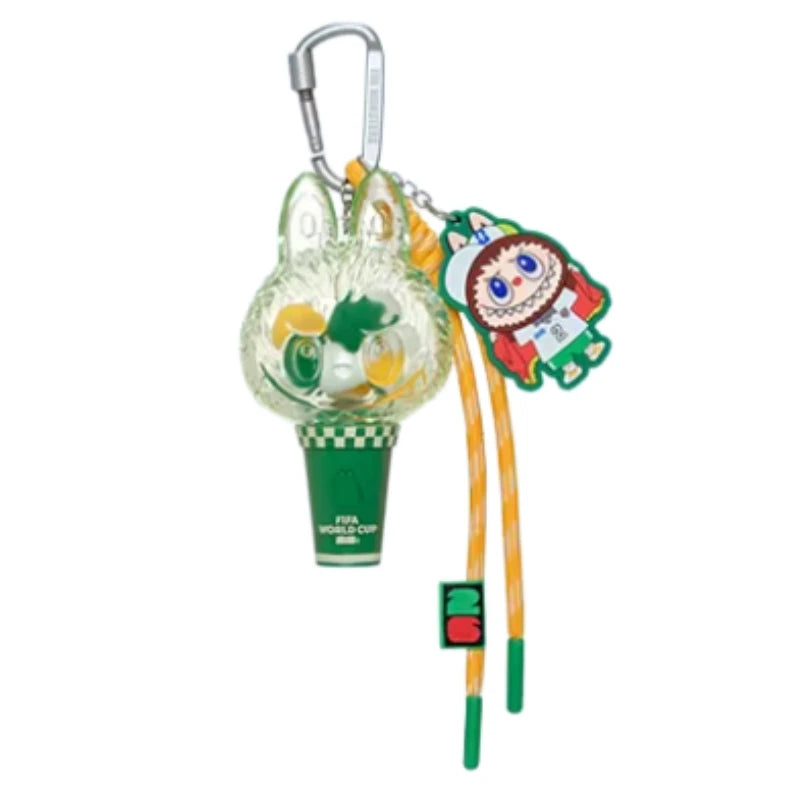 Labubu FIFA Mini Pendant Light Blind Box by POPMART | Portable Keychain Collectible Mystery Toy Gift