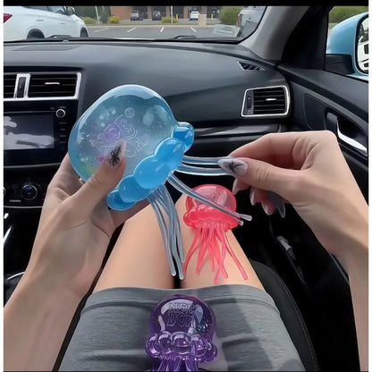 Needoh Jellyfish Squishy Fidget Toy, Stress Relief Squeeze Toy for Anxiety & Focus