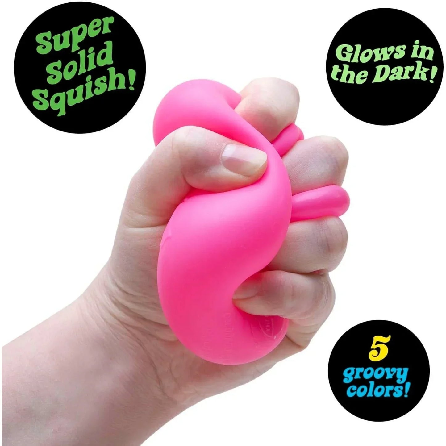 Nee Doh Nice Cube Squishy Fidget Toy | Maltose Slow Rebound Stress Relief Ball