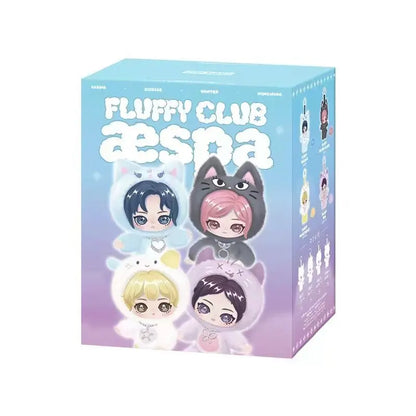 Pop Mart Aespa Fluffy Friends Series Plush Doll Pendant Blind Box