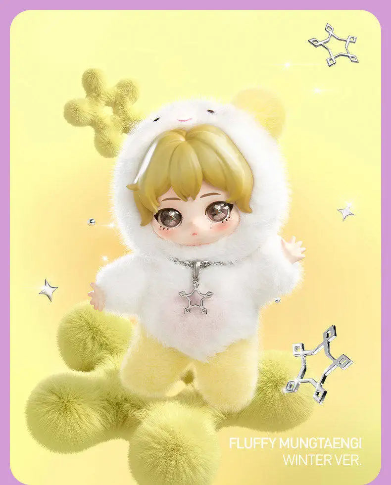 Pop Mart Aespa Fluffy Friends Series Plush Doll Pendant Blind Box