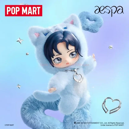 Pop Mart Aespa Fluffy Friends Series Plush Doll Pendant Blind Box