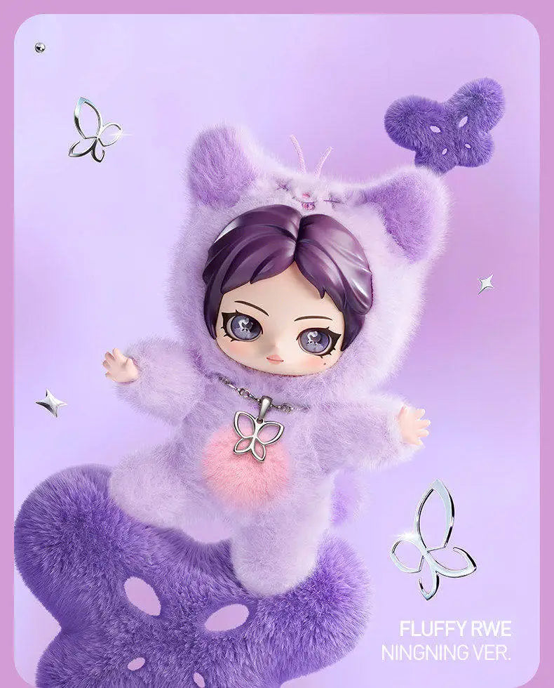 Pop Mart Aespa Fluffy Friends Series Plush Doll Pendant Blind Box