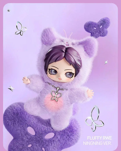 Pop Mart Aespa Fluffy Friends Series Plush Doll Pendant Blind Box