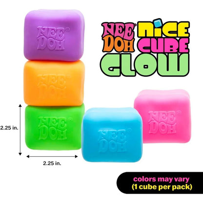 Nee Doh Nice Cube Squishy Fidget Toy | Maltose Slow Rebound Stress Relief Ball