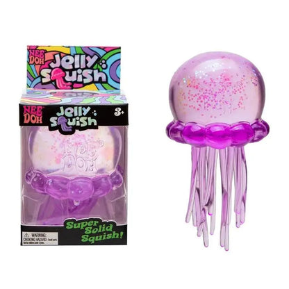 Needoh Jellyfish Squishy Fidget Toy, Stress Relief Squeeze Toy for Anxiety & Focus