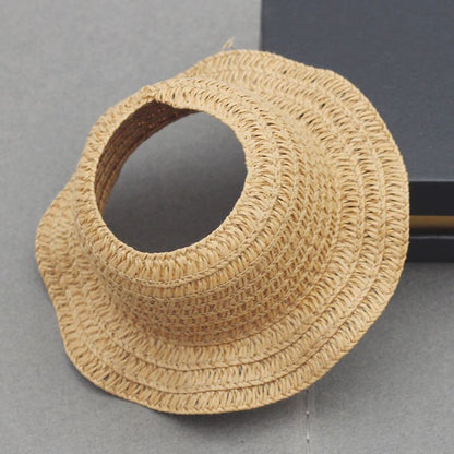 Doll Cloth Sunshade Straw Hat For Labubu