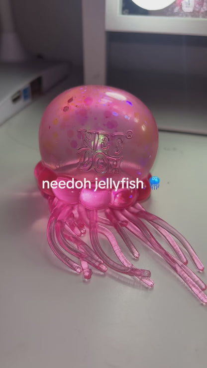 Jellyfish Squishy Fidget Toy, Stress Relief Squeeze Toy for Anxiety & Focus